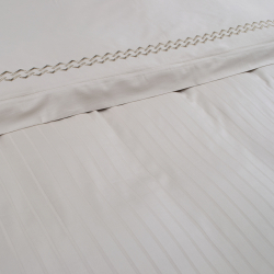 Постельное белье Dantela Vita сатин с вышивкой - Nuans bej бежевый семейный, , 5