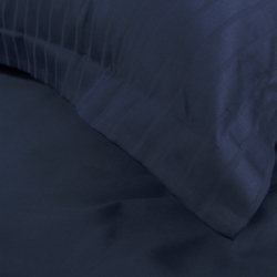 Постільна білизна Dantela Vita сатин з вишивкою - Imge lacivert синій сімейний, , 9