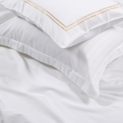 Постільна білизна Dantela Vita сатин з вишивкою - Imge beyaz білий сімейний, , 6