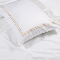 Постільна білизна Dantela Vita сатин з вишивкою - Imge beyaz білий сімейний, , 7