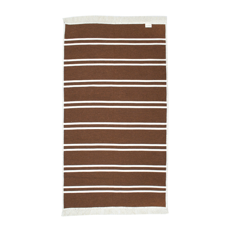 Ковер Lotus Home - Infinity Stripe кирпичный двусторонний 80*150