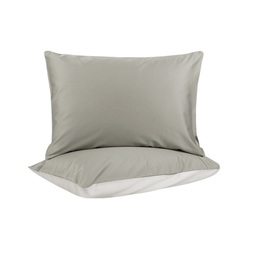 Наволочки сатин premium 300ТС Lotus Home - Florida оливковий 50*70 (2 од)