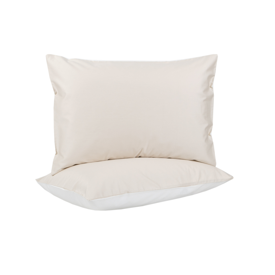 Наволочки сатин premium 300ТС Lotus Home - Florida бежевий 50*70 (2 од)