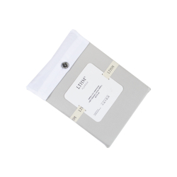 Наволочки з вушками сатин premium 300ТС Lotus Home - Florida сірий 50*70+2,5 (2 од), , 4