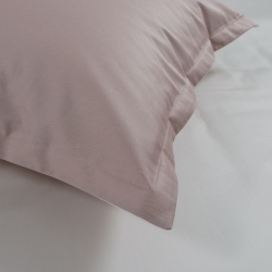 Наволочки з вушками сатин premium 300ТС Lotus Home - Florida пудровий 50*70+2,5 (2 од), , 3