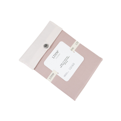 Наволочки з вушками сатин premium 300ТС Lotus Home - Florida пудровий 50*70+2,5 (2 од), , 4