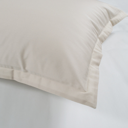 Наволочки з вушками сатин premium 300ТС Lotus Home - Florida бежевий 50*70+2,5 (2 од), , 3