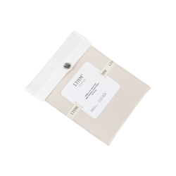 Наволочки з вушками сатин premium 300ТС Lotus Home - Florida бежевий 50*70+2,5 (2 од), , 4