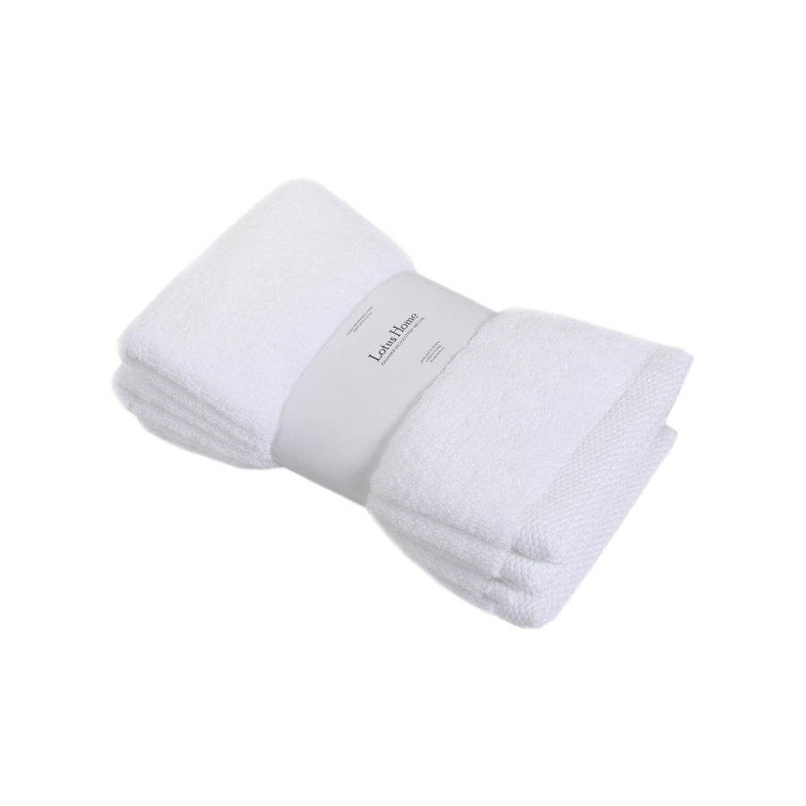 Набор полотенец Lotus Home Отель Premium - Microcotton White 30*50 550 г/м² (3 шт.)