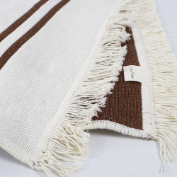 Ковер Lotus Home - Infinity Stripe кирпичный двусторонний 80*150, , 7