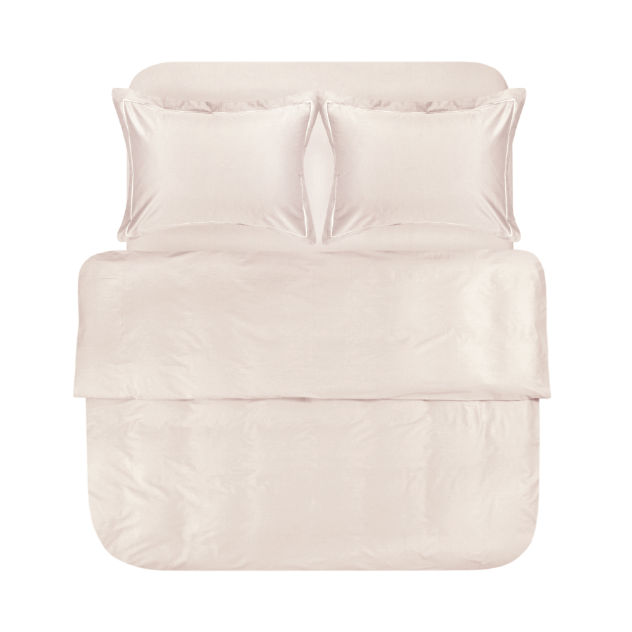 Постельное белье сатин Lotus Home - Dakota Modern кремовый евро