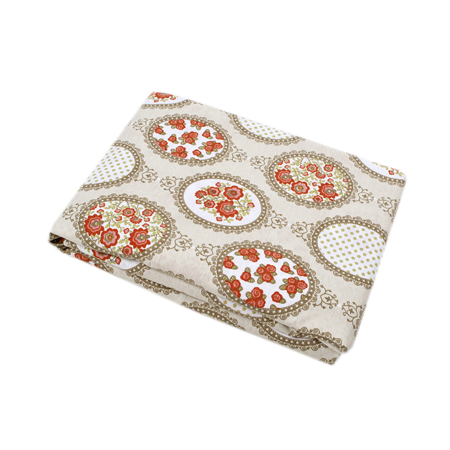 Пододеяльник Iris Home premium ранфорс - Daisy бежевый 145*210