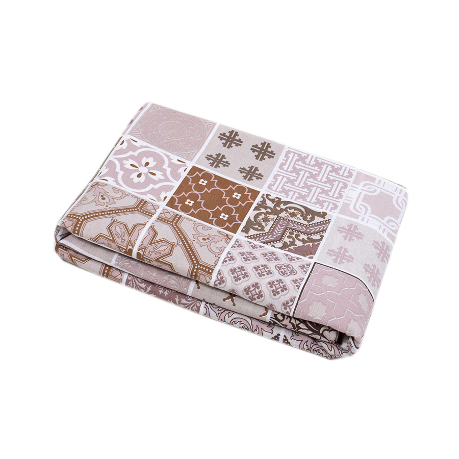 Пододеяльник Iris Home premium ранфорс - Megan кофе 200*220