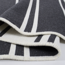 Ковер Lotus Home - Infinity Stripe антрацит двусторонний 80*150, , 5