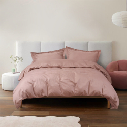 Постельное белье сатин Lotus Home - Dakota Modern пудровый евро, , 3