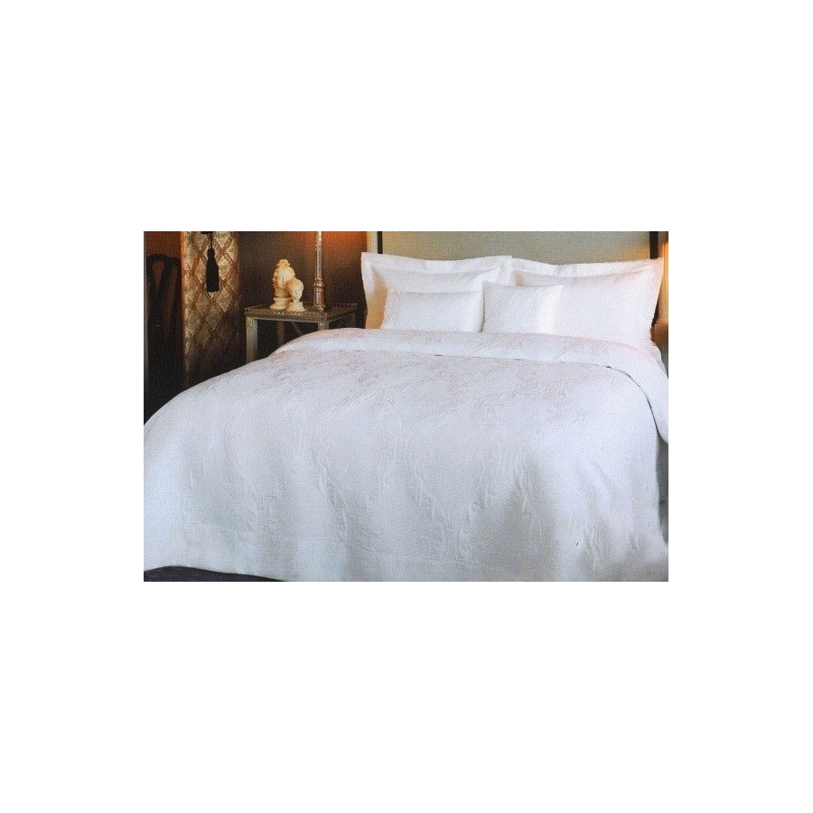 Покрывало хлопковое Valeron - Le Jane белое 260*270