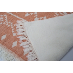 Плед микроплюш Barine - Kilim orange 130*170, , 3