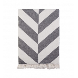 Плед-накидка Barine - Fishbone Throw Black 130*180, , 2