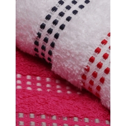 Набор полотенец Beverly Hills Polo Club - 355BHP2286 Botanik White, Fuchsia 50*90, , 2