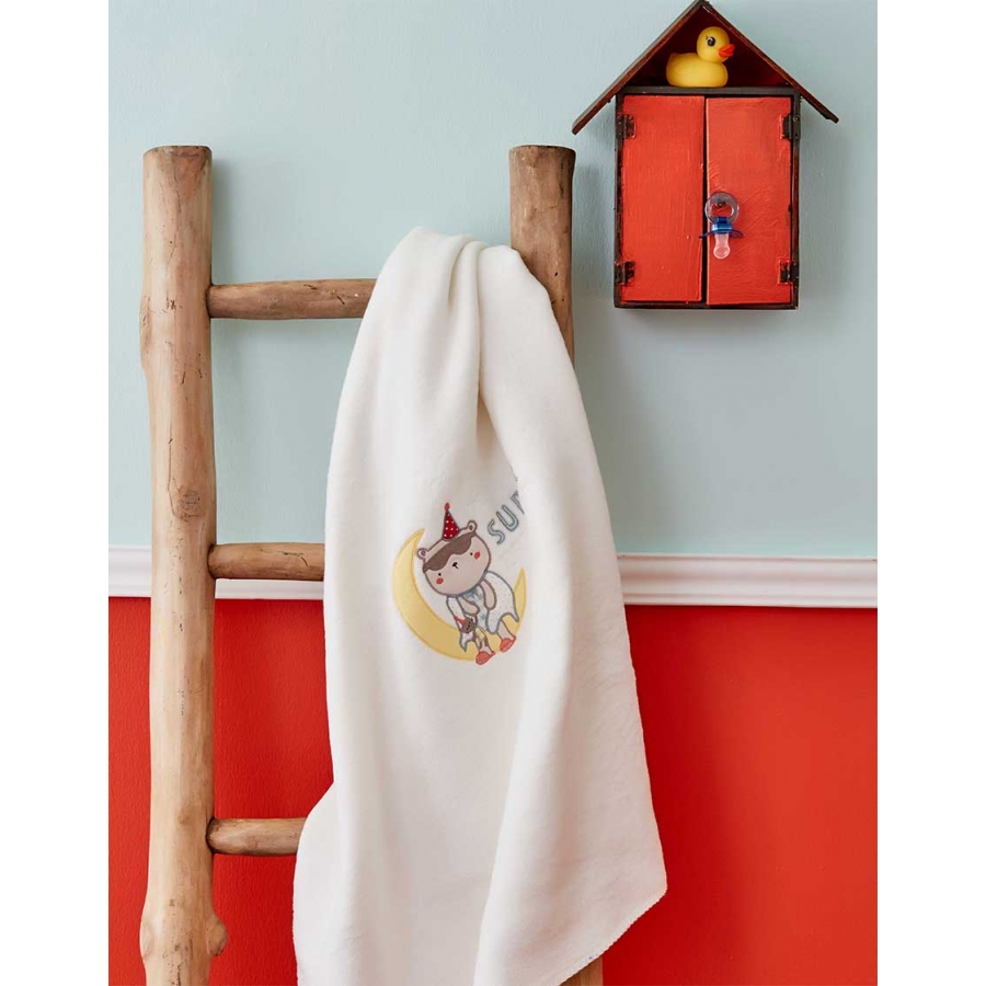 Детский плед в кроватку Karaca Home - Dreamer Beyaz 2018-2 100*120