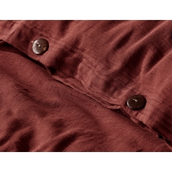 Постельное белье Buldans - Agora burnt bordo бордовый евро, , 5