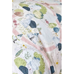 Постельное белье Karaca Home - Forest yesil 2020-2 зеленый ранфорс подростковое, , 5