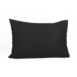 Наволочки Lotus Отель - Сатин Страйп 1*1 черный Турция 50*70 (2 шт), , 2