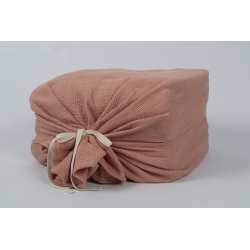 Постельное белье вафельное Barine - Waffle shrimp лососевый евро, , 2