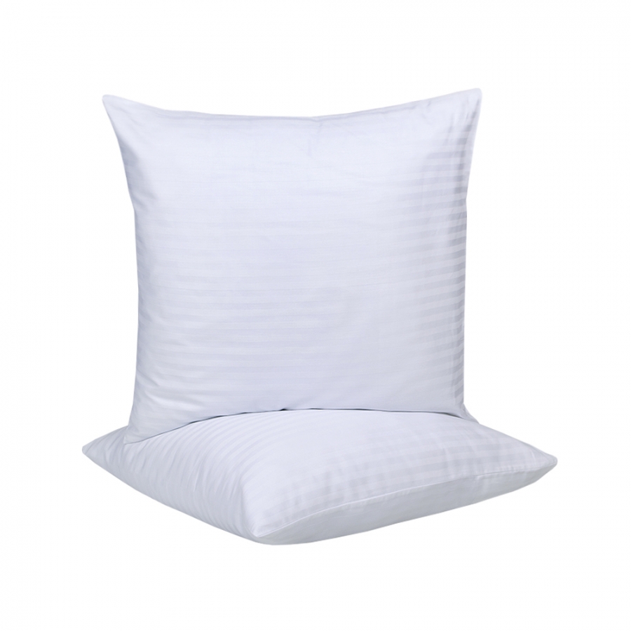 Наволочки Lotus Отель - Сатин Страйп 1*1 белый Турция 70*70 (2 шт)