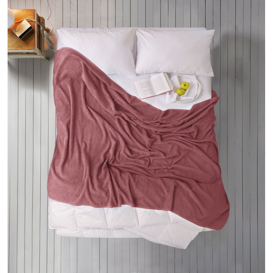 Простынь Iris Home махровая - Renaissance rose 190*220