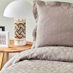 Покрывало с наволочкой Karaca Home - Back To Basic vizon 160*240 полуторный, , 3