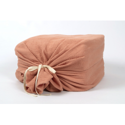 Постельное белье вафельное Barine - Waffle shrimp лососевый евро, , 4