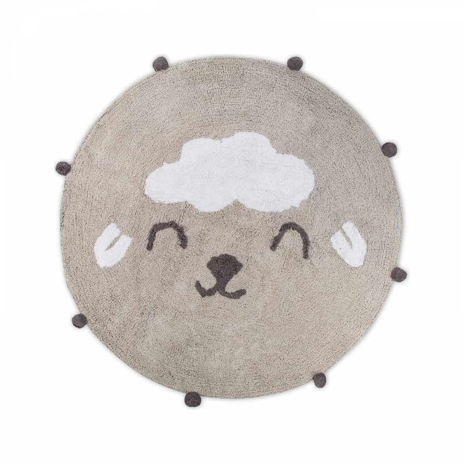 Коврик в детскую комнату Irya - Wooly a.gri светло-серый 110*110