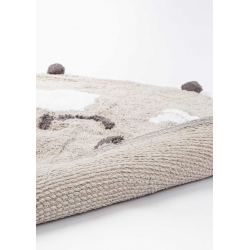 Коврик в детскую комнату Irya - Wooly a.gri светло-серый 110*110, , 4