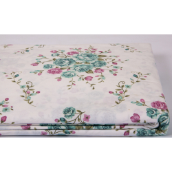 Пододеяльник Amour Paris - Linda бирюзовый евро, , 2