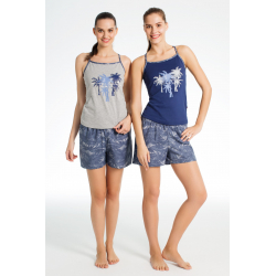 Домашняя одежда U.S. Polo Assn - Майка и шорты 15637 синие, S, , 4