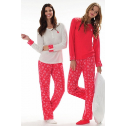 Домашняя одежда U.S. Polo Assn - Пижама женская (длин.рукав) 15110 молочная, L, , 3