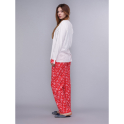 Домашняя одежда U.S. Polo Assn - Пижама женская (длин.рукав) 15110 молочная, L, , 4