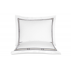 Постельное белье MieCasa сатин - Manhattan lacivert-bej синий-бежевый евро, , 3