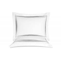 Постельное белье MieCasa сатин - Beverly antrasit-gri антрацит-серый евро, , 2