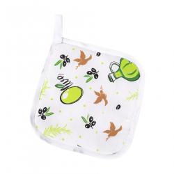 Кухонный набор Lotus Daily - Olive рукавица+прихватка+полотенце, , 4