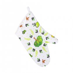 Кухонный набор Lotus Daily - Olive рукавица+прихватка+полотенце, , 5