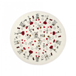 Кухонный набор Lotus Daily - Love is рукавица+прихватка+полотенце, , 3