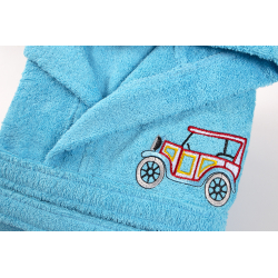Халат детский Lotus - Car 3-4 года бирюзовый, , 3