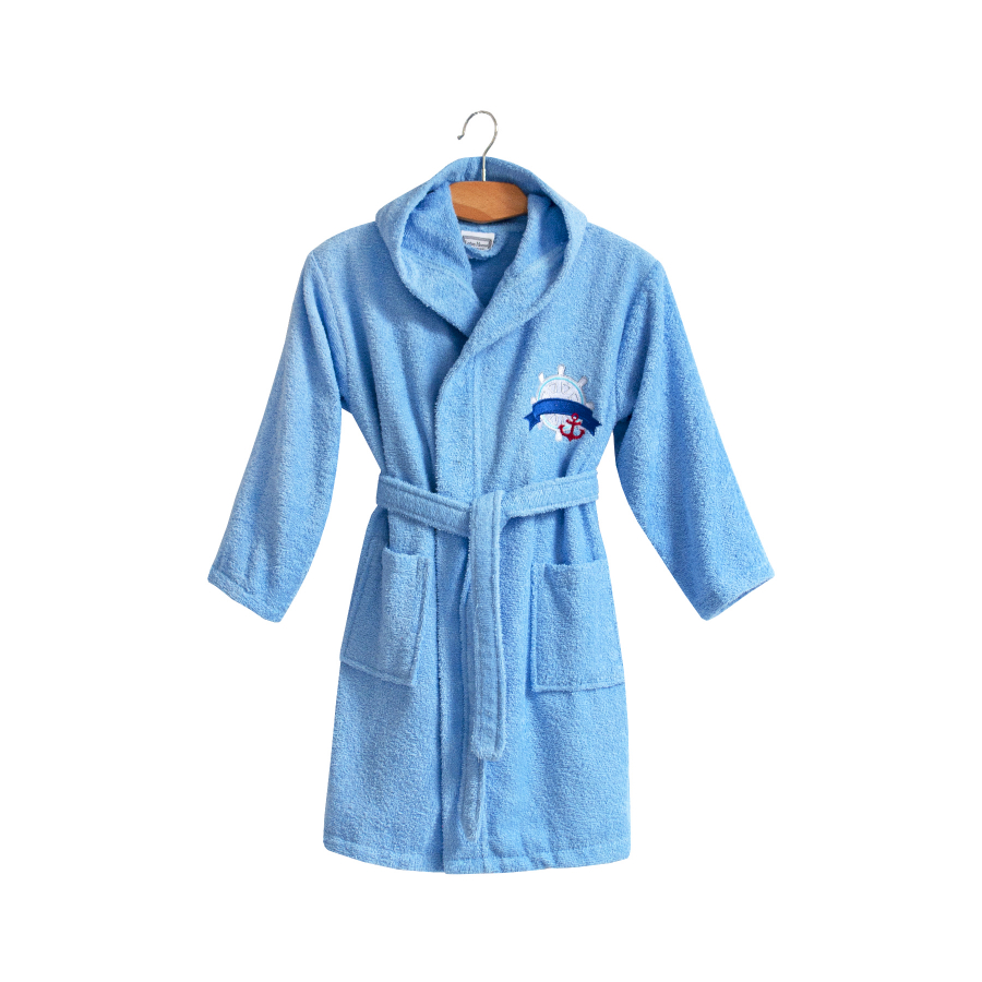 Халат детский Lotus - Marine 3-4 года голубой
