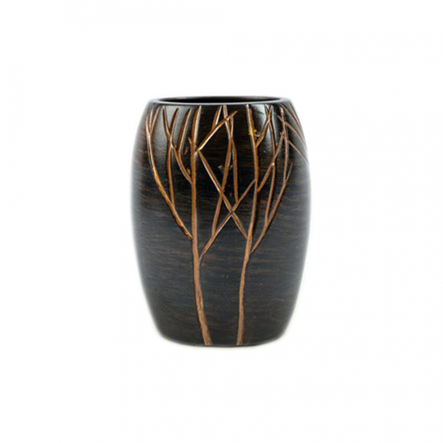 Стакан для зубных щеток Irya - Lioni kahverengi кофе