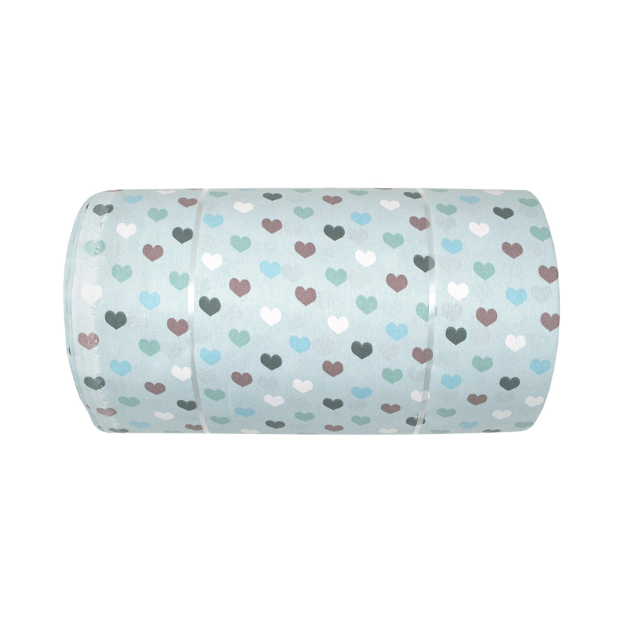 Ткань ранфорс Турция - Naro голубой 5584 (220 ширина)