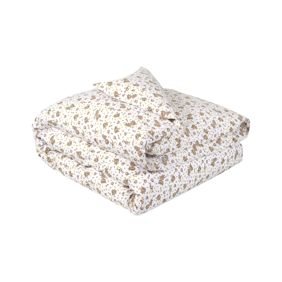 Пододеяльник Amour Paris - Laura бежевый евро