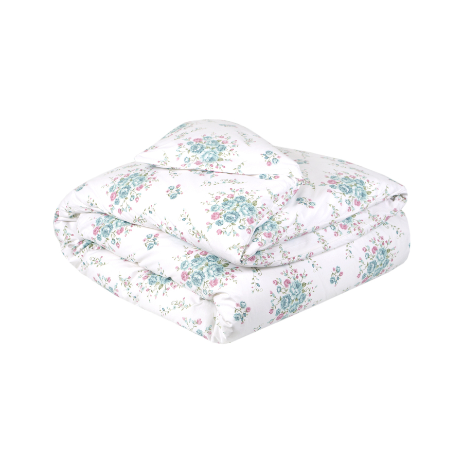 Пододеяльник Amour Paris - Linda бирюзовый евро