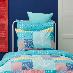 Постельное белье Nautica Home - Patch ранфорс подростковый, , 3